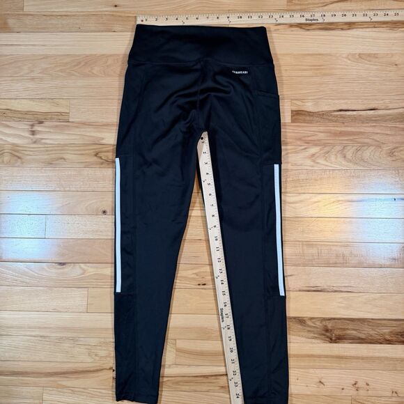 Adidas Jogger Pants Men's Size Medium Black PrimeGreen Aeroready - Picture 3 of 4